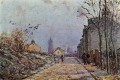 effet de neige de rue 1872 Camille Pissarro paysage